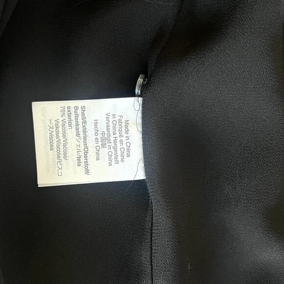 J Crew NWT Velvet Tank Top in Black fully lined Sz 14 - Picture 5 of 6